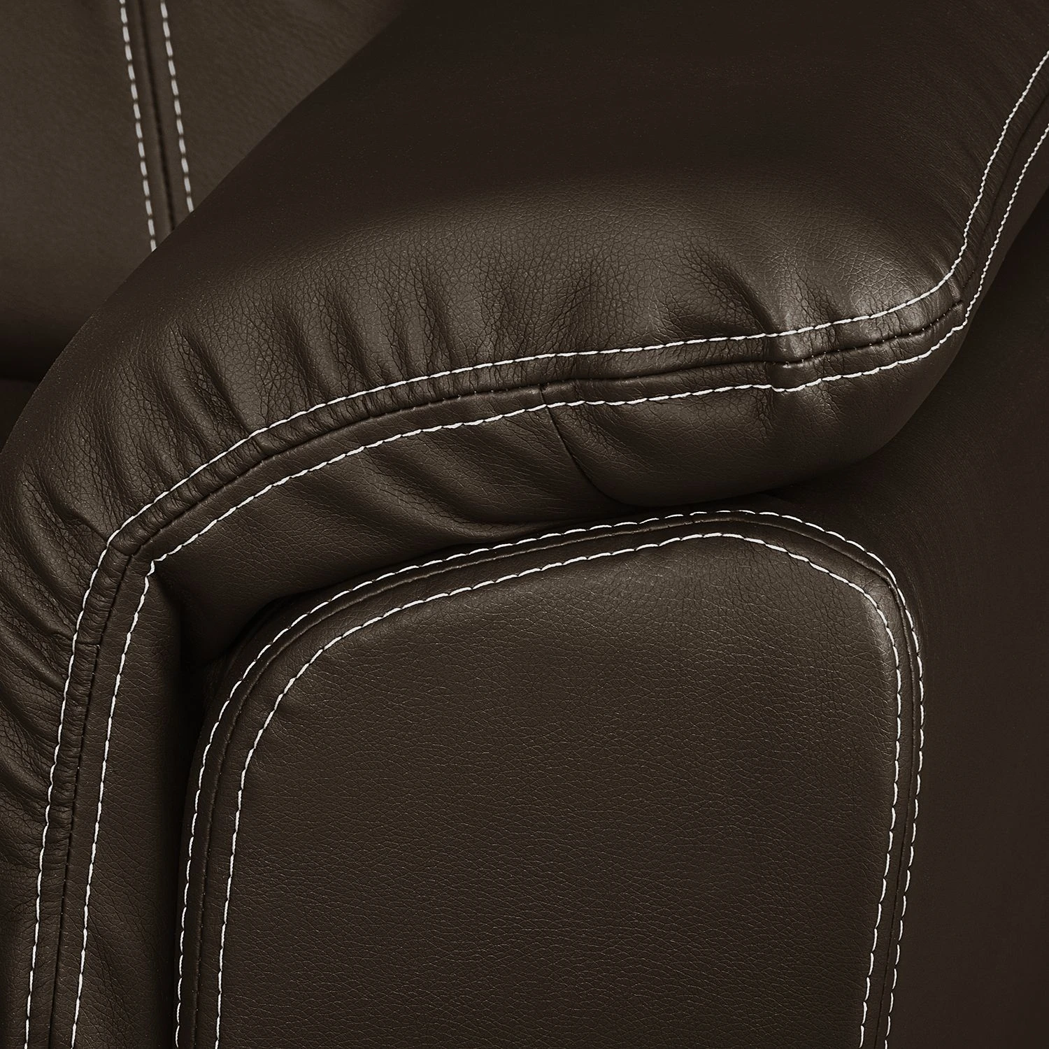 Modoform Ecksofa Marquette - mit Schlaffunktion - Kunstleder - Dunkelbraun - Ecke davorstehend rechts 19 Modoform Ecksofa Marquette - mit Schlaffunktion - Kunstleder - Dunkelbraun - Ecke davorstehend rechts – Bild 19