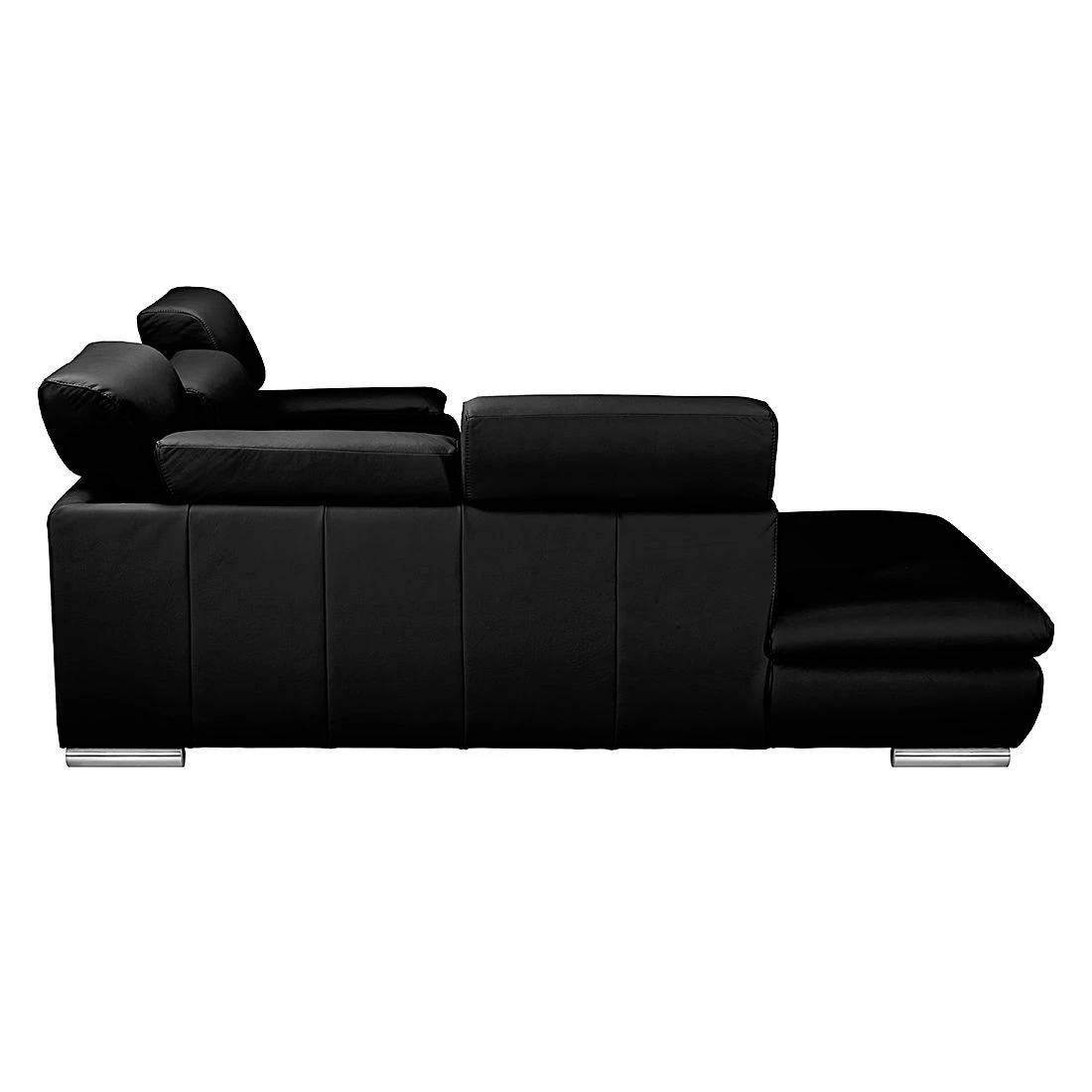 Fredriks Ecksofa Masca - Kunstleder Schwarz - Ottomane davorstehend links - mit Schlaffunktion 5 Fredriks Ecksofa Masca - Kunstleder Schwarz - Ottomane davorstehend links - mit Schlaffunktion – Bild 5
