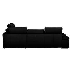 Fredriks Ecksofa Masca - Kunstleder Schwarz - Ottomane davorstehend rechts - ohne Schlaffunktion -Wohnzimmermöbel boutique en ligne ecksofa masca kunstleder schwarz ottomane davorstehend rechts 444629