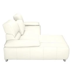 Fredriks Ecksofa Masca - Kunstleder Weiß - Longchair davorstehend links - mit Schlaffunktion -Wohnzimmermöbel boutique en ligne ecksofa masca kunstleder weiss longchair davorstehend links 471168