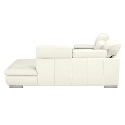 Fredriks Ecksofa Masca - Kunstleder Weiß - Ottomane davorstehend rechts - ohne Schlaffunktion -Wohnzimmermöbel boutique en ligne ecksofa masca kunstleder weiss ottomane davorstehend rechts 444752