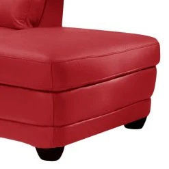 Cotta Ecksofa Kevin (mit Schlaffunktion) - Echtleder Rot - Ottomane davorstehend rechts -Wohnzimmermöbel boutique en ligne ecksofa nebolo mit schlaffunktion echtleder rot ottomane davorstehend rechts 343457