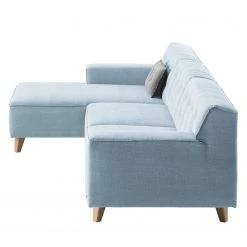 Tom Tailor Ecksofa Nordic Chic II Webstoff - Stoff TUS: 6 sky blue - Longchair davorstehend links -Wohnzimmermöbel boutique en ligne ecksofa nordic chic ii webstoff longchair davorstehend rechts stoff tus6 sky blue 5121824