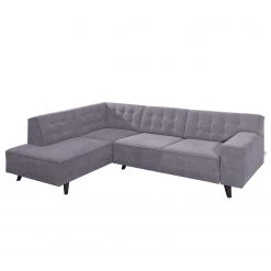 Tom Tailor Ecksofa Nordic Chic Webstoff - Flieder - Breite: 269 cm - Longchair davorstehend links