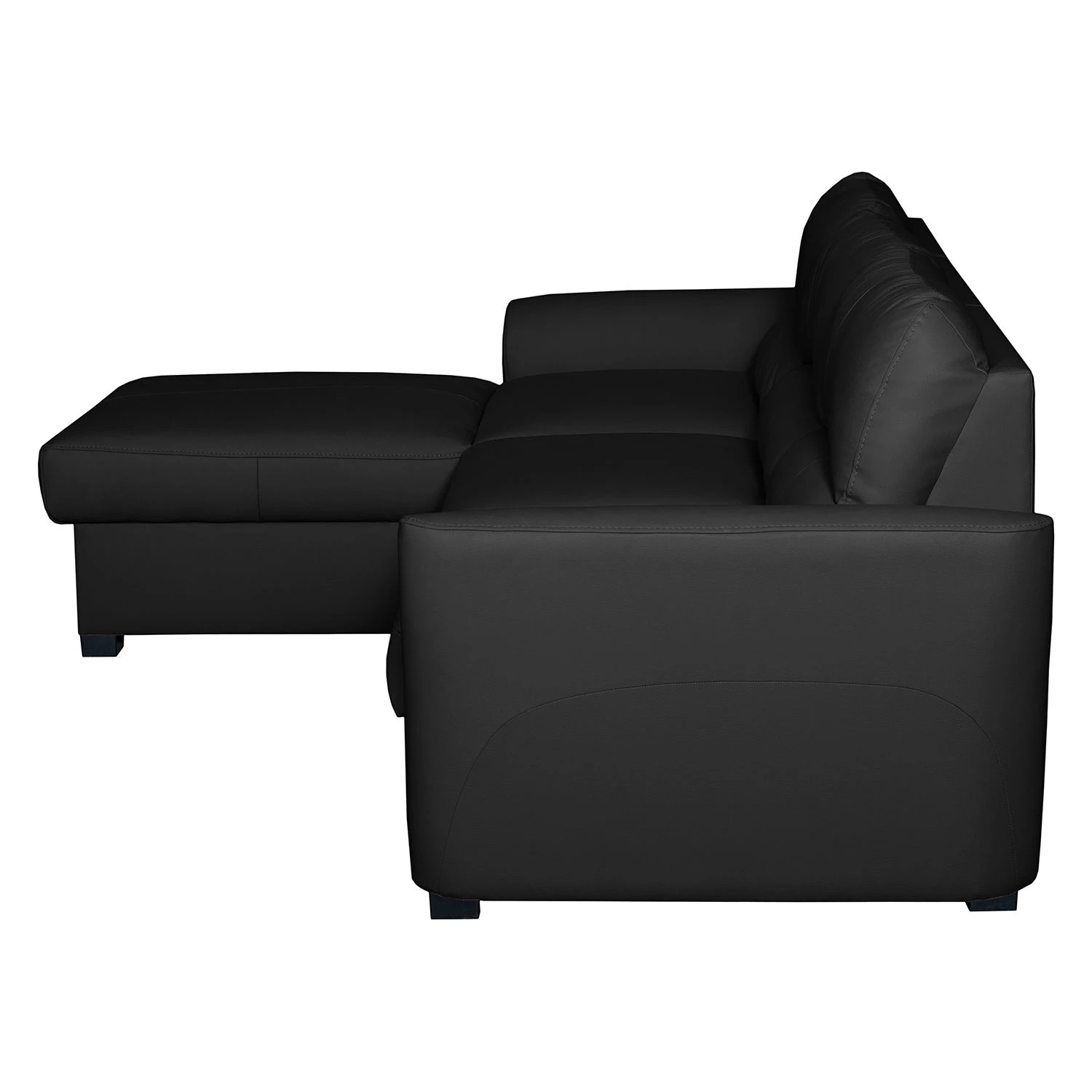 Modoform Ecksofa Parilla (mit Schlaffunktion) - Echtleder - Schwarz - Breite: 229 cm - Longchair davorstehend links 8 Modoform Ecksofa Parilla (mit Schlaffunktion) - Echtleder - Schwarz - Breite: 229 cm - Longchair davorstehend links – Bild 8