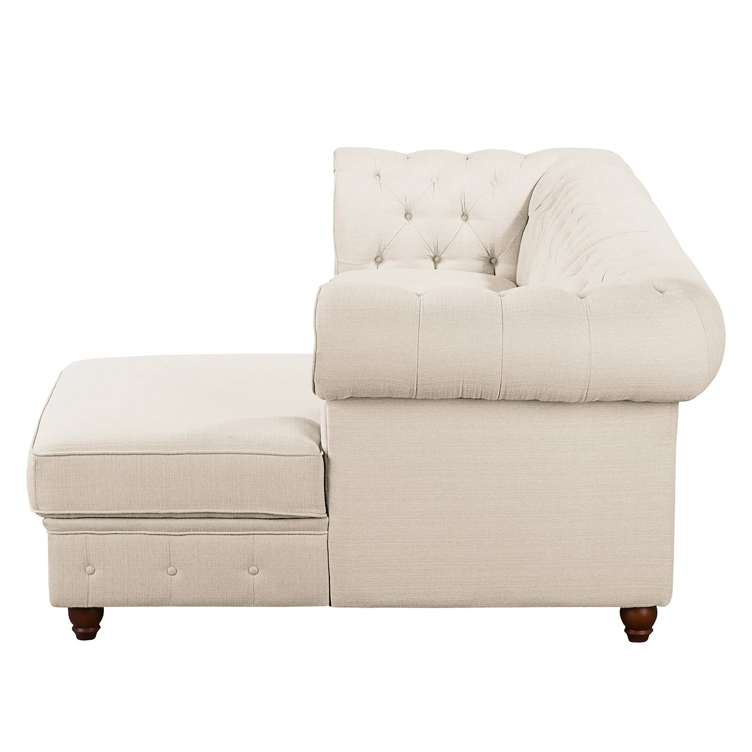 Maison Belfort Ecksofa Pintano - Beige - Ottomane davorstehend rechts 4 Maison Belfort Ecksofa Pintano - Beige - Ottomane davorstehend rechts – Bild 4