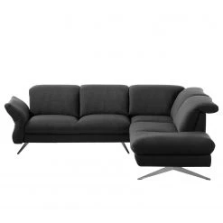 Loftscape Ecksofa Radway Flachgewebe - Dunkelgrau - Ottomane davorstehend rechts -Wohnzimmermöbel boutique en ligne ecksofa radway flachgewebe ottomane davorstehend rechts dunkelgrau 4971612