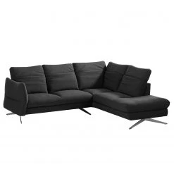 Loftscape Ecksofa Radway Flachgewebe - Dunkelgrau - Ottomane davorstehend rechts -Wohnzimmermöbel boutique en ligne ecksofa radway flachgewebe ottomane davorstehend rechts dunkelgrau 4971628