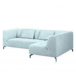 Fredriks Ecksofa Rosewood Webstoff - Pastellblau - Ottomane davorstehend rechts - Ohne Hocker 19 Fredriks Ecksofa Rosewood Webstoff - Pastellblau - Ottomane davorstehend rechts - Ohne Hocker -Wohnzimmermöbel boutique en ligne ecksofa rosewood webstoff ottomane davorstehend rechts ohne hocker pastellblau 4639296