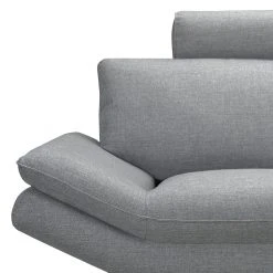 Loftscape Ecksofa Sharon - Webstoff Grau - Ottomane davorstehend rechts - Mit 2 Kopfstützen -Wohnzimmermöbel boutique en ligne ecksofa sharon webstoff grau ottomane davorstehend rechts 414268