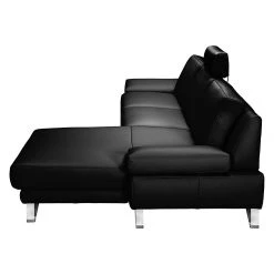 Loftscape Ecksofa Silvano - Ohne Kopfstütze -Wohnzimmermöbel boutique en ligne ecksofa silvano echtleder schwarz longchair davorstehend rechts 490893