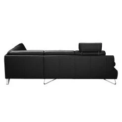 Loftscape Ecksofa Silvano - Mit Kopfstütze -Wohnzimmermöbel boutique en ligne ecksofa silvano echtleder schwarz ottomane davorstehend rechts 444109