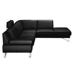 Loftscape Ecksofa Silvano - Mit Kopfstütze -Wohnzimmermöbel boutique en ligne ecksofa silvano echtleder schwarz ottomane davorstehend rechts 444110