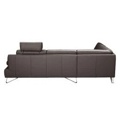 Loftscape Ecksofa Silvano - Kunstleder Mocca - Ottomane davorstehend links - mit 1 Kopfstütze -Wohnzimmermöbel boutique en ligne ecksofa silvano kunstleder mocca ottomane davorstehend links 443706