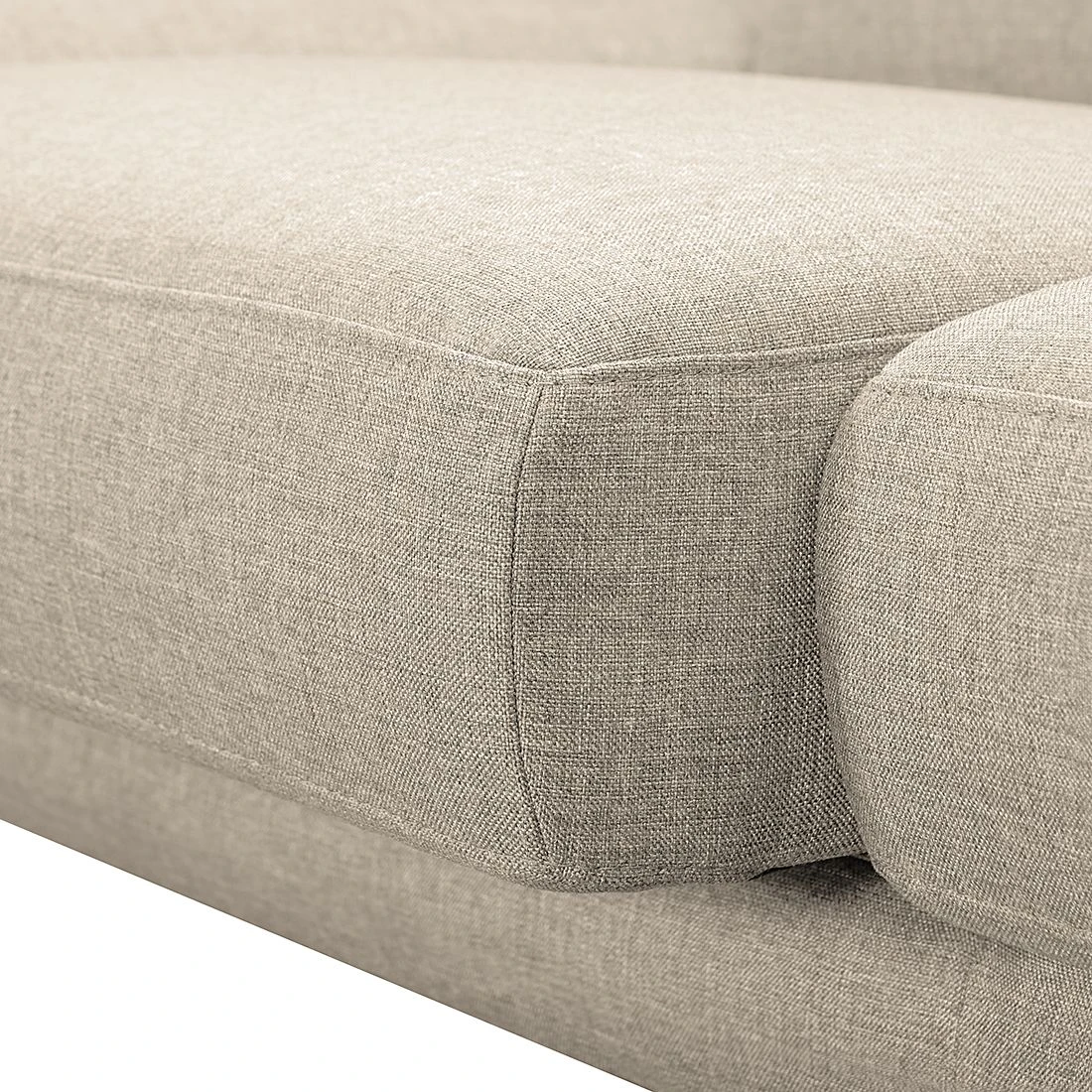 Loftscape Ecksofa Silvano - Webstoff Beige - Longchair davorstehend links - mit 1 Kopfstütze 7 Loftscape Ecksofa Silvano - Webstoff Beige - Longchair davorstehend links - mit 1 Kopfstütze – Bild 7