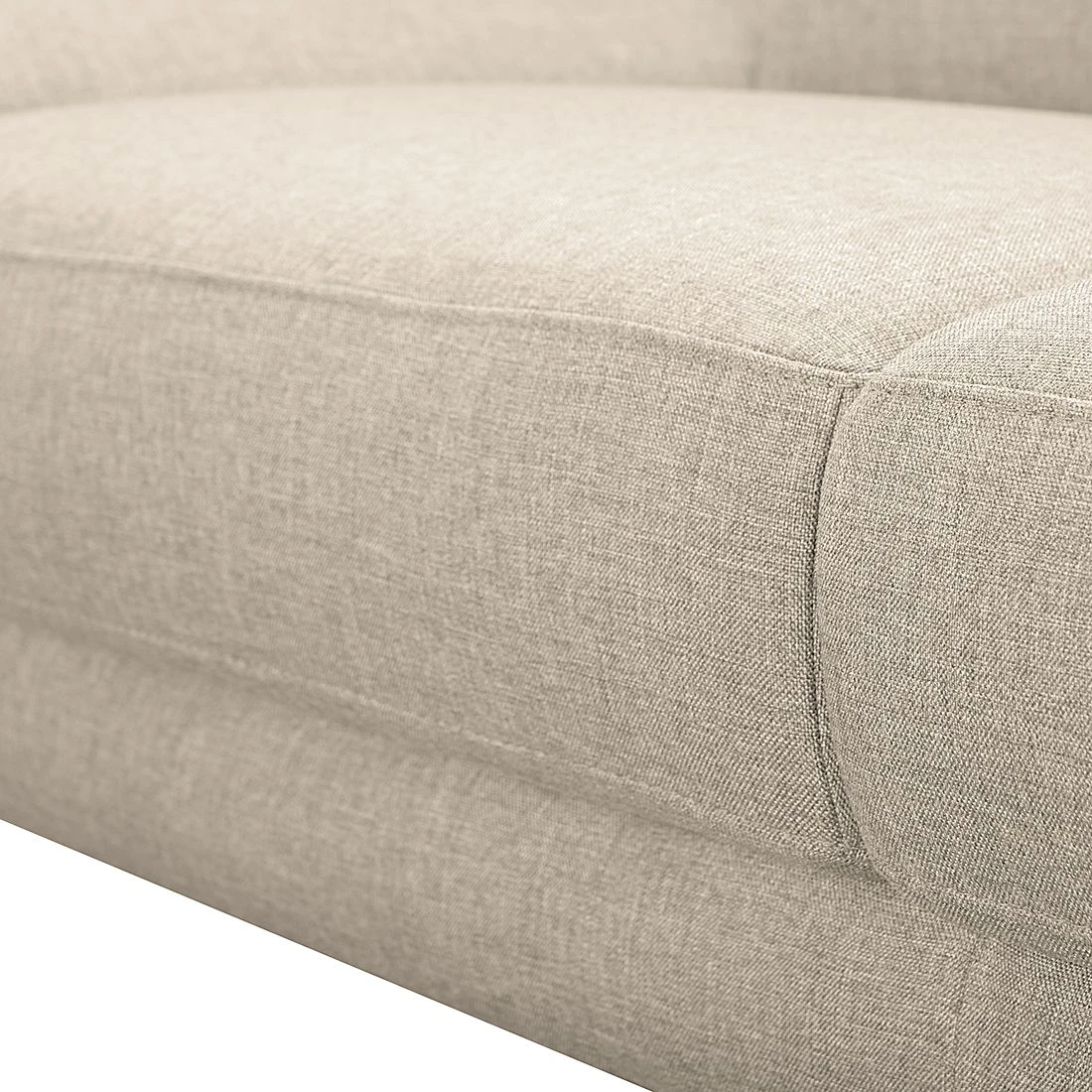 Loftscape Ecksofa Silvano - Webstoff Beige - Longchair davorstehend links - mit 1 Kopfstütze 6 Loftscape Ecksofa Silvano - Webstoff Beige - Longchair davorstehend links - mit 1 Kopfstütze – Bild 6