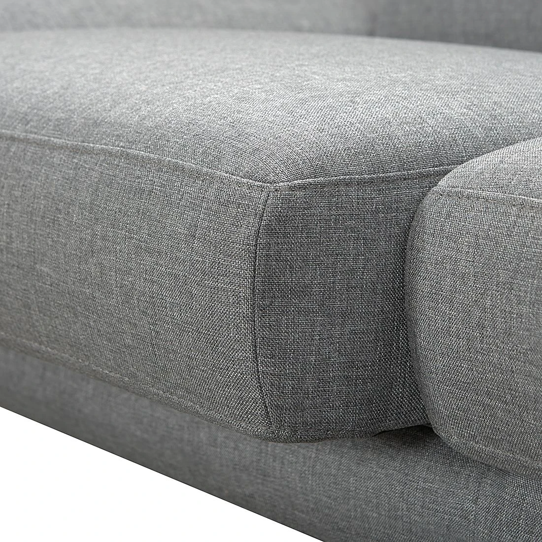 Loftscape Ecksofa Silvano - Webstoff Grau - Longchair davorstehend links - Mit 1 Kopfstütze 7 Loftscape Ecksofa Silvano - Webstoff Grau - Longchair davorstehend links - Mit 1 Kopfstütze – Bild 7
