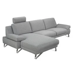 Loftscape Ecksofa Silvano - Webstoff Grau - Longchair davorstehend links - Mit 1 Kopfstütze 16 Loftscape Ecksofa Silvano - Webstoff Grau - Longchair davorstehend links - Mit 1 Kopfstütze -Wohnzimmermöbel boutique en ligne ecksofa silvano webstoff grau longchair davorstehend links 514209