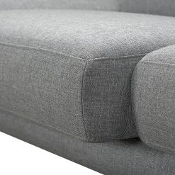 Loftscape Ecksofa Silvano - Webstoff Grau - Longchair davorstehend rechts - ohne Kopfstütze -Wohnzimmermöbel boutique en ligne ecksofa silvano webstoff grau longchair davorstehend rechts 514723