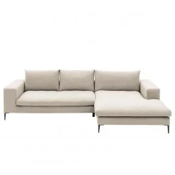Fredriks Ecksofa Streaky Bay - Hellbeige - Longchair davorstehend rechts - Ohne Hocker -Wohnzimmermöbel boutique en ligne ecksofa streaky bay microfaser longchair davorstehend rechts ohne hocker hellbeige 4829340