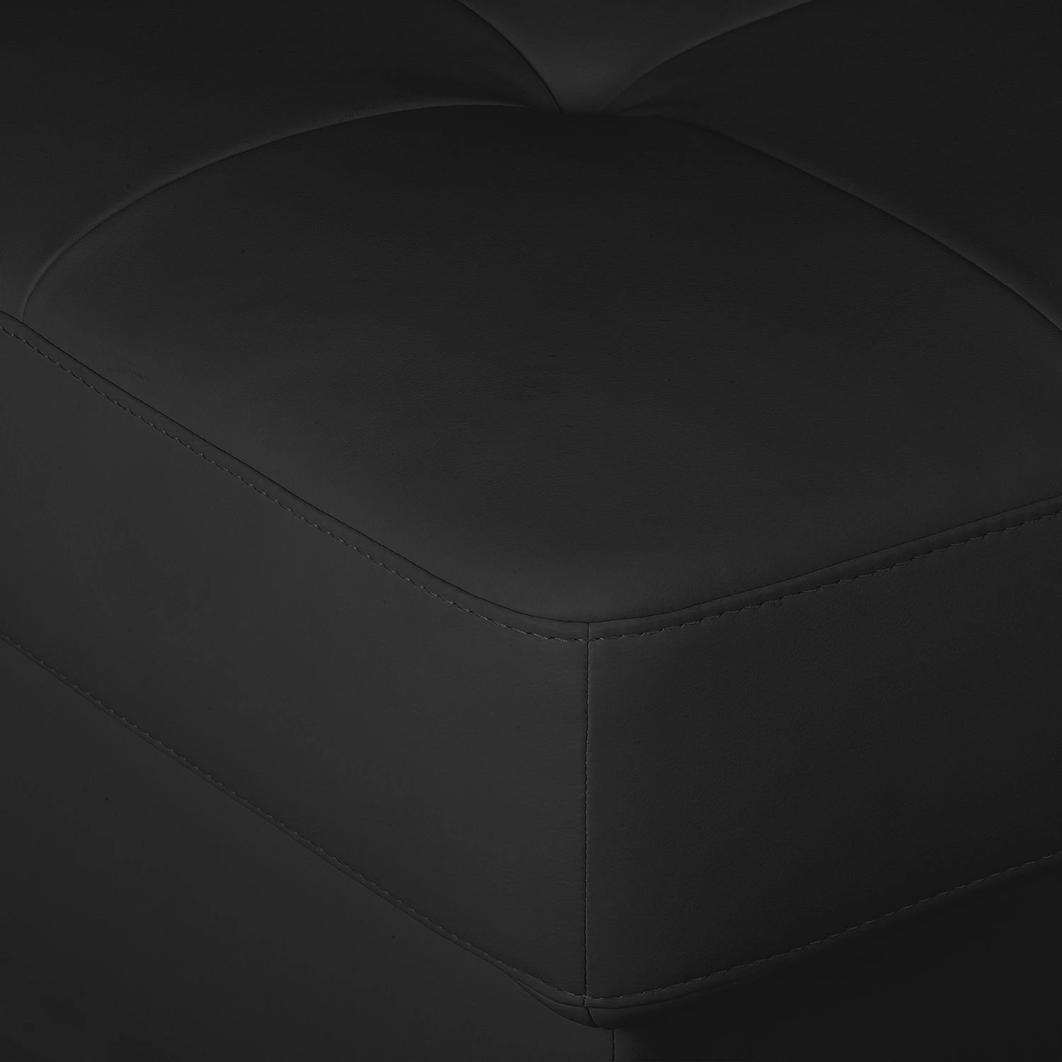 Loftscape Ecksofa Tuja Kunstleder - Schwarz - Longchair davorstehend links 17 Loftscape Ecksofa Tuja Kunstleder - Schwarz - Longchair davorstehend links – Bild 17