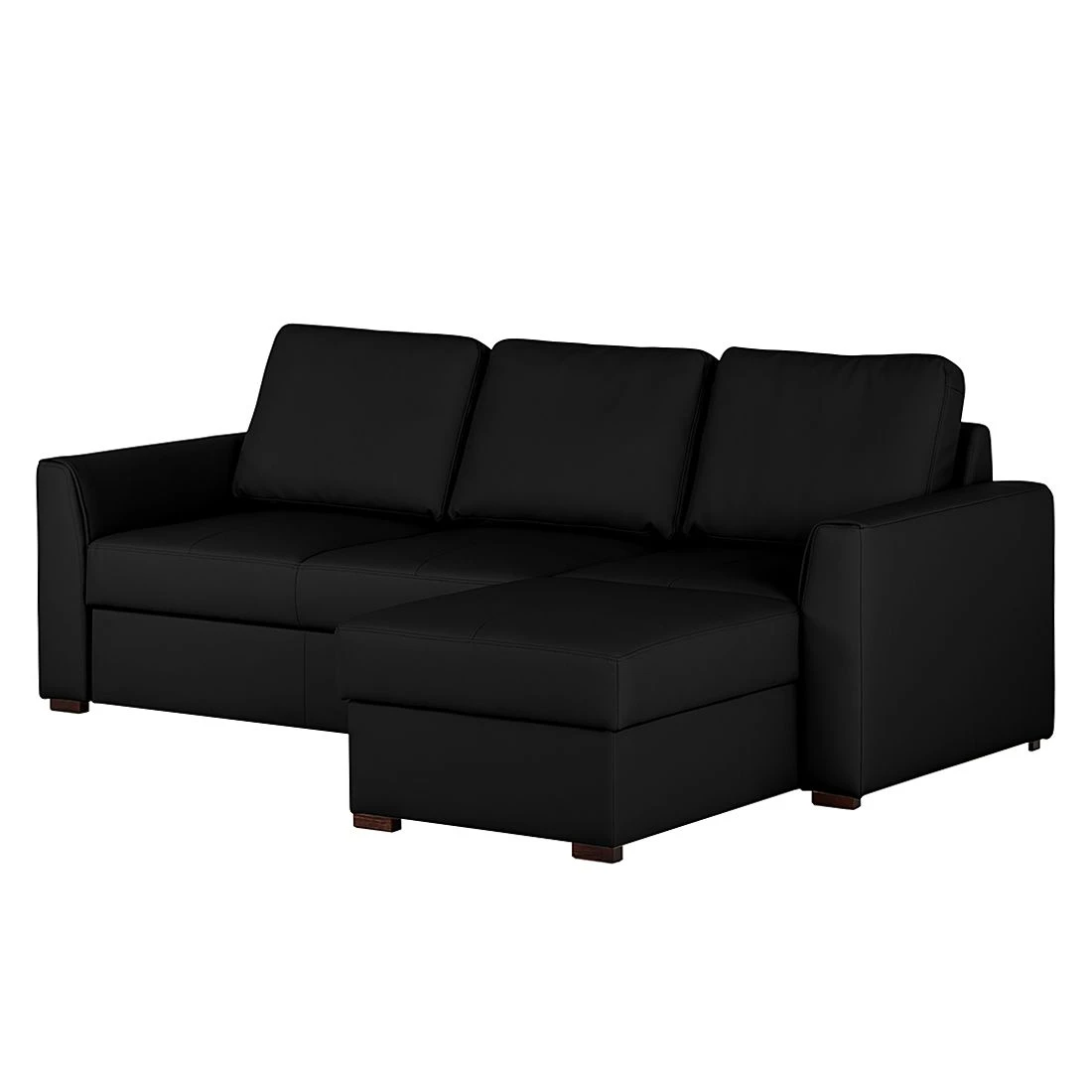 Loftscape Ecksofa Venezia - (mit Schlaffunktion / beidseitig montierbar) Kunstleder - Schwarz 5 Loftscape Ecksofa Venezia - (mit Schlaffunktion / beidseitig montierbar) Kunstleder - Schwarz – Bild 5