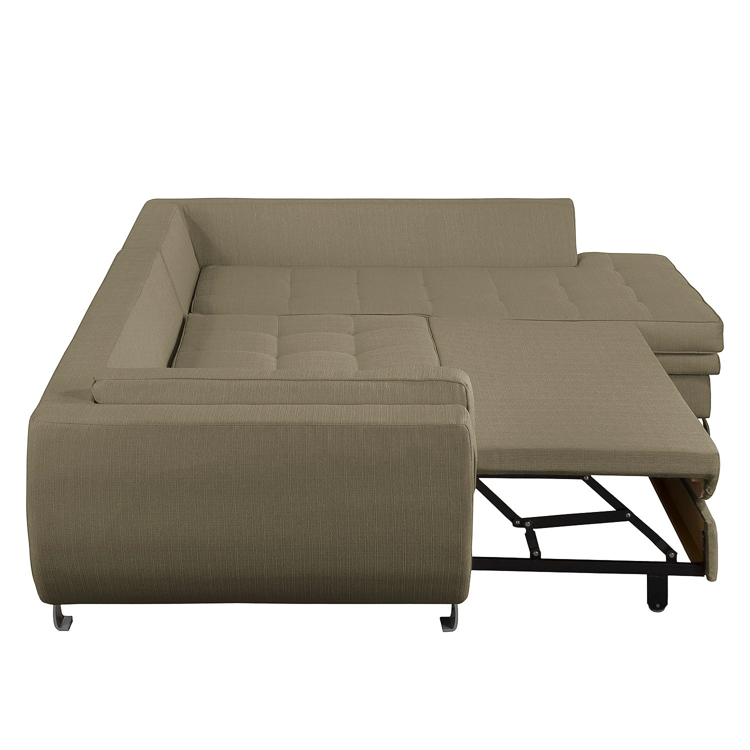 Roomscape Ecksofa Zechin (mit Schlaffunktion) - Webstoff - Latte Macchiato - Ottomane davorstehend rechts 10 Roomscape Ecksofa Zechin (mit Schlaffunktion) - Webstoff - Latte Macchiato - Ottomane davorstehend rechts – Bild 10