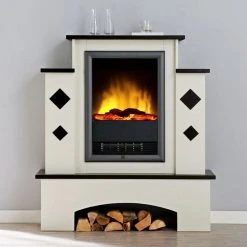 Montreux Elektrokamin Calabria - Cremeweiß/Havannabraun -Wohnzimmermöbel boutique en ligne elektrokamin calabria cremeweiss havannabraun 1923594