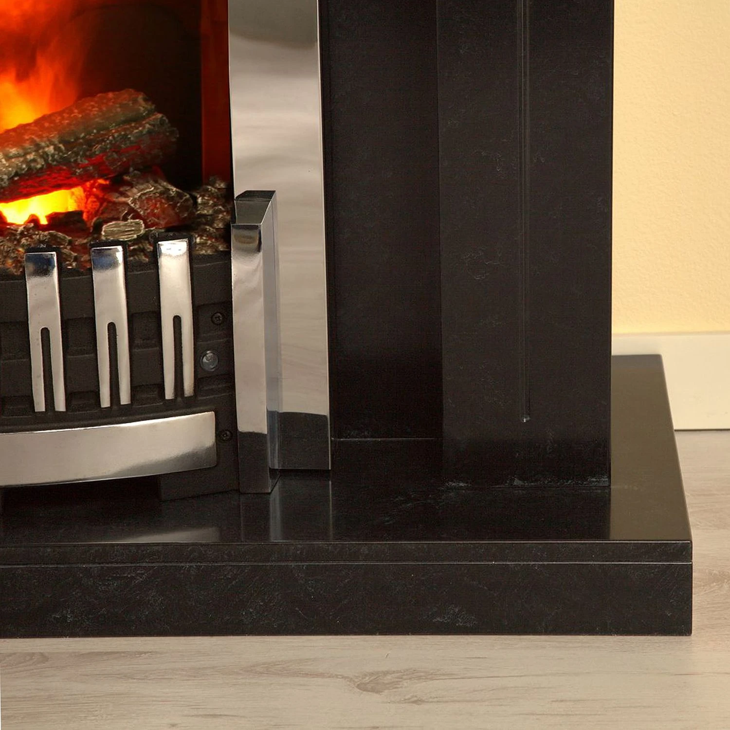 Montreux Elektrokamin Missouri - Schwarz/Grau marmoriert 12 Montreux Elektrokamin Missouri - Schwarz/Grau marmoriert – Bild 12