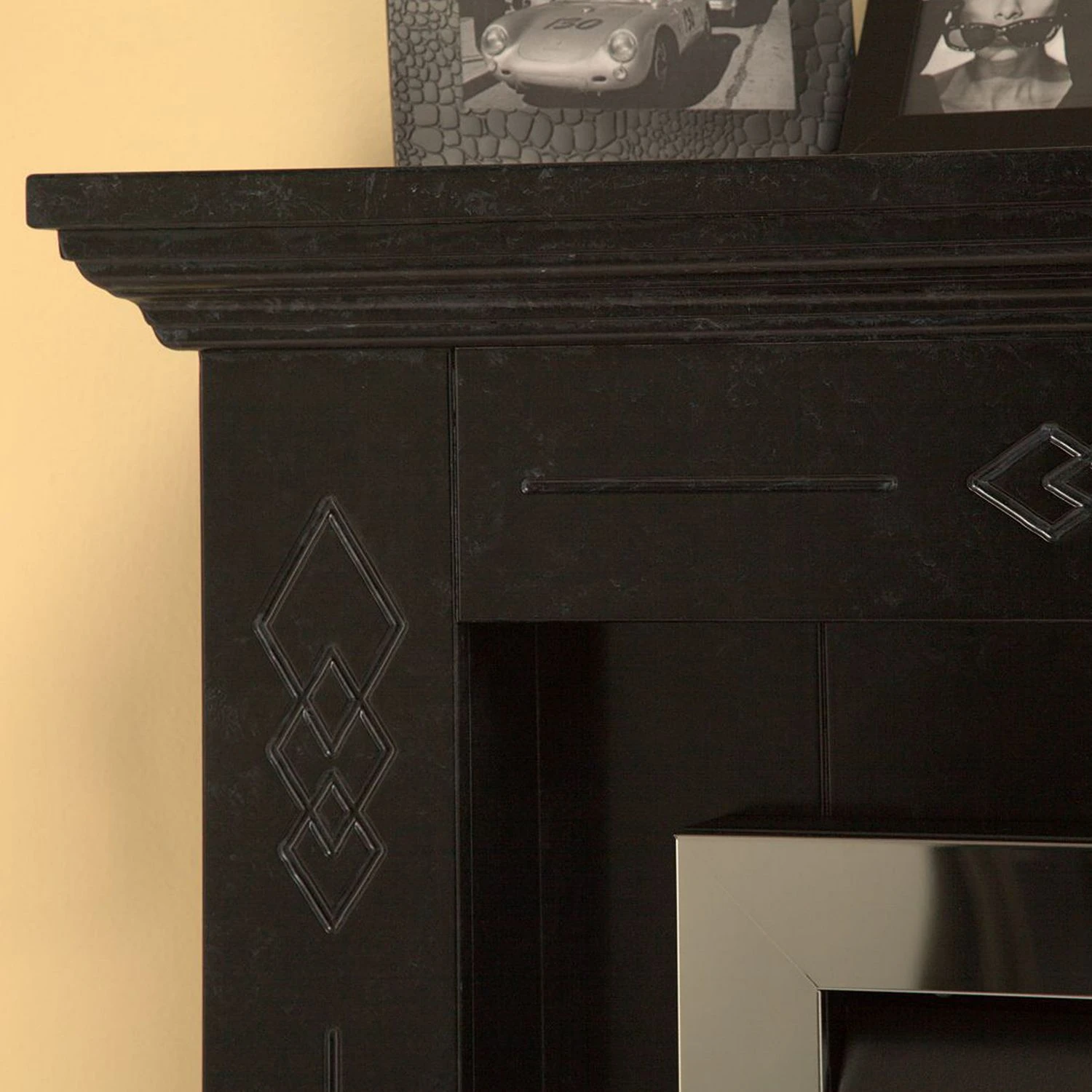 Montreux Elektrokamin Missouri - Schwarz/Grau marmoriert 10 Montreux Elektrokamin Missouri - Schwarz/Grau marmoriert – Bild 10