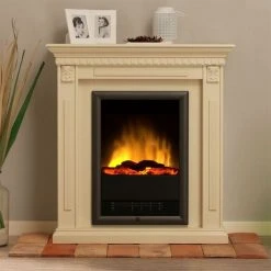 Montreux Elektrokamin Neptun - cremeweiß lackiert -Wohnzimmermöbel boutique en ligne elektrokamin neptun cremeweiss lackiert 1923542
