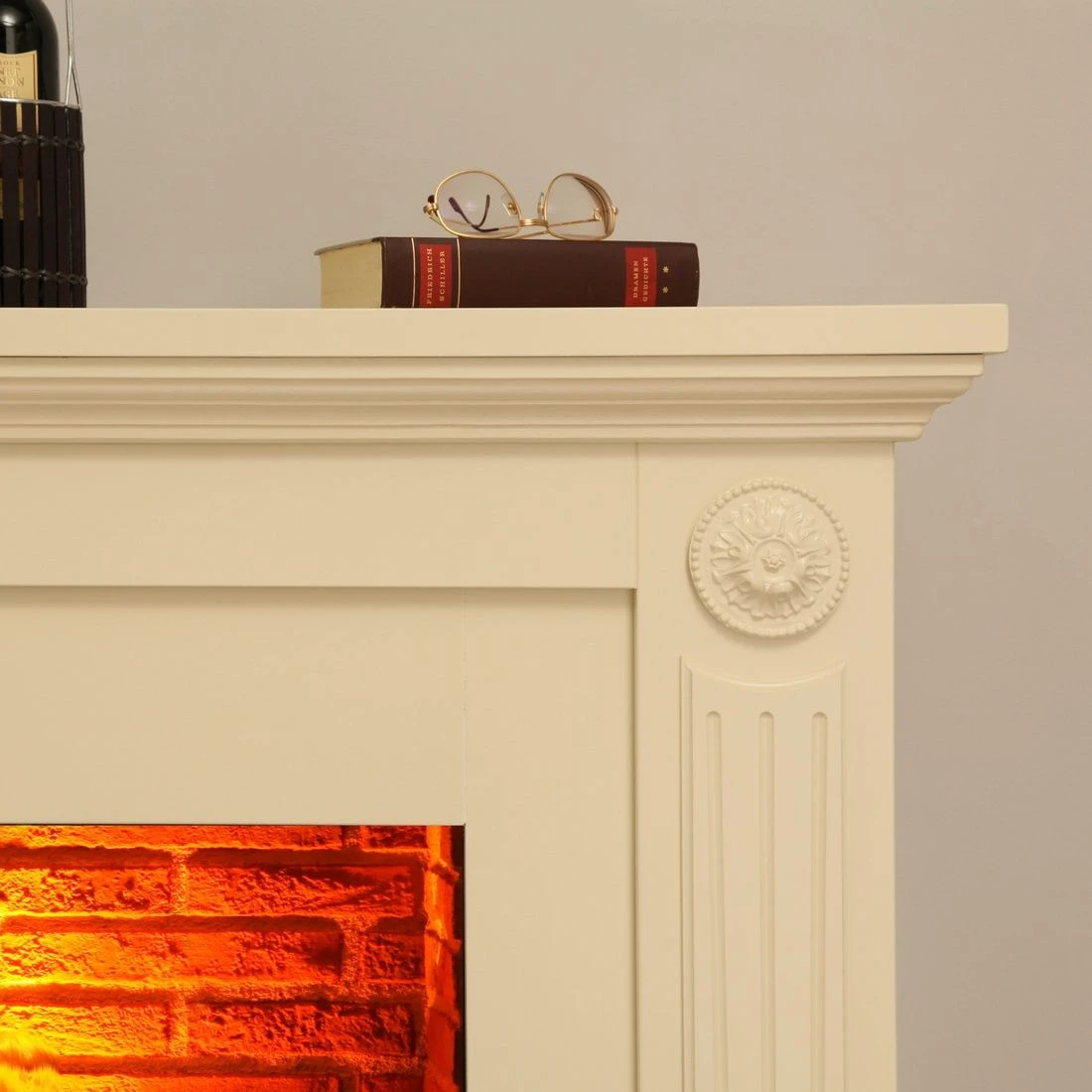 Montreux Elektrokamin Sommatino - Cremeweiß 6 Montreux Elektrokamin Sommatino - Cremeweiß – Bild 6