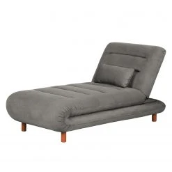 Fredriks Chaiselongue Energy Webstoff - Grau