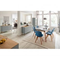 Tenzo Sideboard Dot I - Grau -Wohnzimmermöbel boutique en ligne esstisch dot i eiche teilmassiv grau 4163468