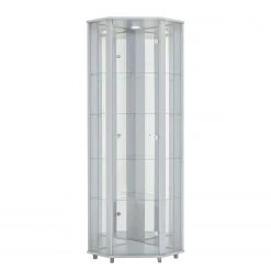 Fredriks Eckvitrine Amalia I - Inkl. Beleuchtung - Weiß