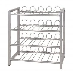 Home Design Flaschenregal Dundalk 1,5l - Alufarbig