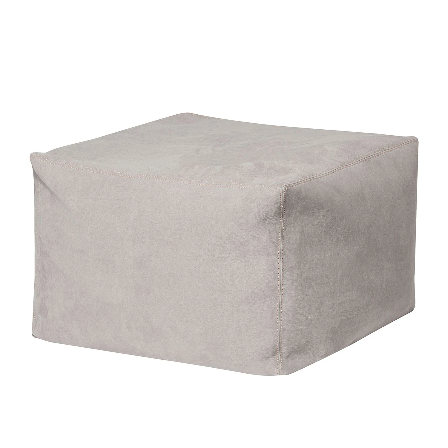 SITTING POINT Fußhocker Loft Bob Microfaser - Platingrau 1 SITTING POINT Fußhocker Loft Bob Microfaser - Platingrau