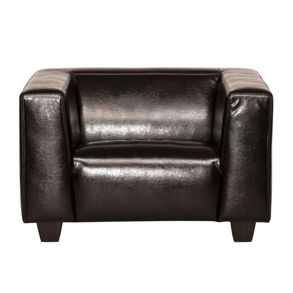 Maison Belfort Garnitur Nespolo (3-2-1) - Echtleder - Dunkelbraun 5 Maison Belfort Garnitur Nespolo (3-2-1) - Echtleder - Dunkelbraun – Bild 5