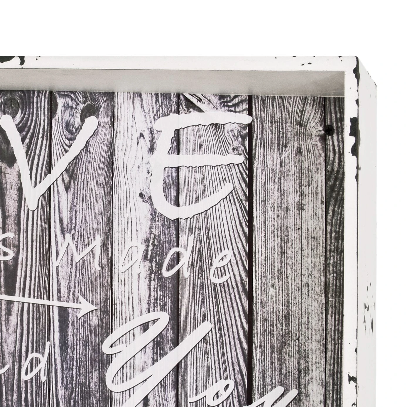 Home Design Hängeregal Alexis - Anthrazit / Vintage Weiß 2 Home Design Hängeregal Alexis - Anthrazit / Vintage Weiß – Bild 2