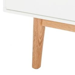 Mørteens Highboard Lindholm I - Weiß -Wohnzimmermöbel boutique en ligne highboard lindholm weiss matt eiche massiv 333577