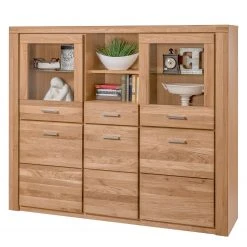 Naturoo Highboard Lombok - Teilmassiv