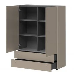 Germania Hochkommode Monteo II -Wohnzimmermöbel boutique en ligne hochkommode monteo steingrau 4943824