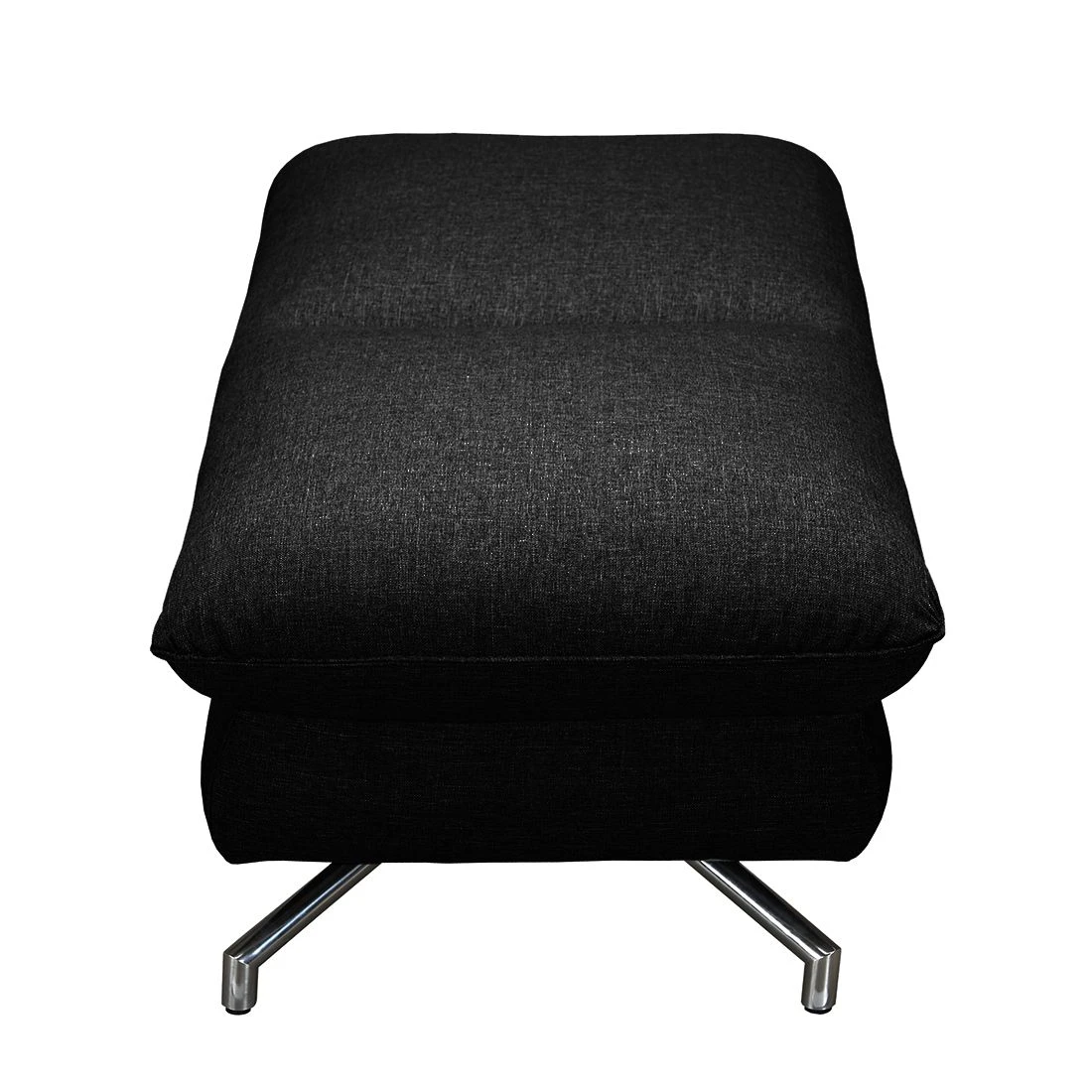 Loftscape Hocker Sharon - Webstoff Schwarz 2 Loftscape Hocker Sharon - Webstoff Schwarz – Bild 2