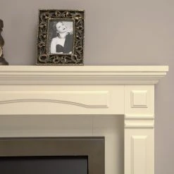 Montreux Elektrokamin Houston - Cremeweiß -Wohnzimmermöbel boutique en ligne houston elektrokamin cremeweiss 4168672