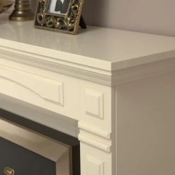 Montreux Elektrokamin Houston - Cremeweiß -Wohnzimmermöbel boutique en ligne houston elektrokamin cremeweiss 4168676