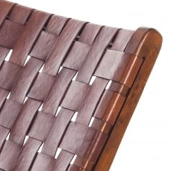 Eva Padberg Collection Stuhl Bourbourg I - Echtleder / Teak massiv - Teak -Wohnzimmermöbel boutique en ligne indexliving 3603693