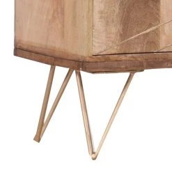 Ars manufacti Kommode Argallo II - Mango massiv / Metall - Mango / Gold -Wohnzimmermöbel boutique en ligne kommode argallo ii mango massiv metall mango gold 4419580