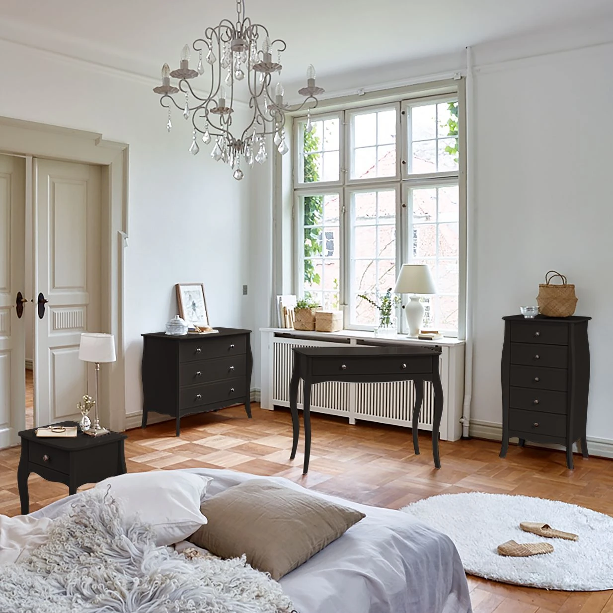 Steens Beistelltisch Baroque - Schwarz 2 Steens Beistelltisch Baroque - Schwarz – Bild 2