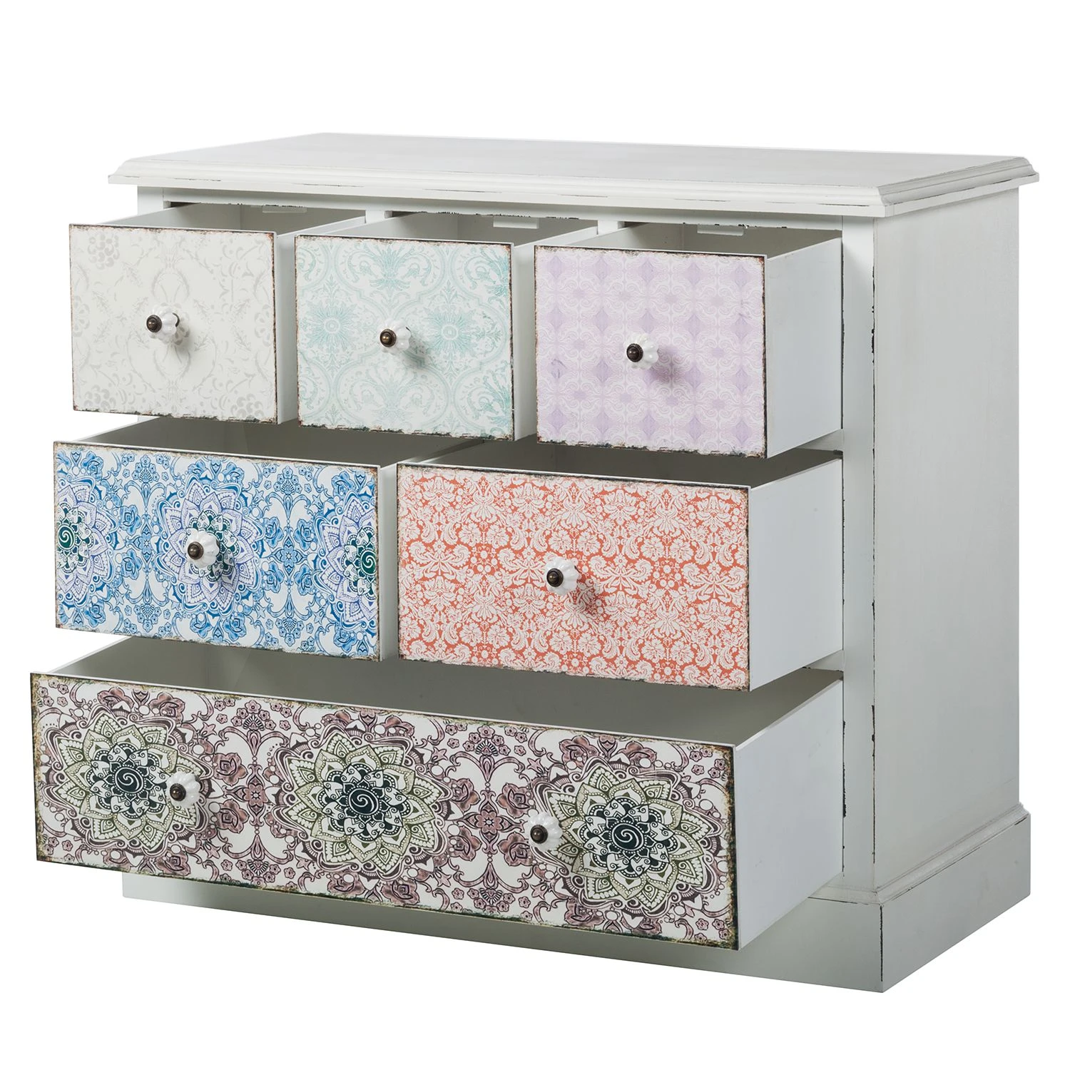 Maison Belfort Kommode Charminster V - Paulownia teilmassiv 4 Maison Belfort Kommode Charminster V - Paulownia teilmassiv – Bild 4