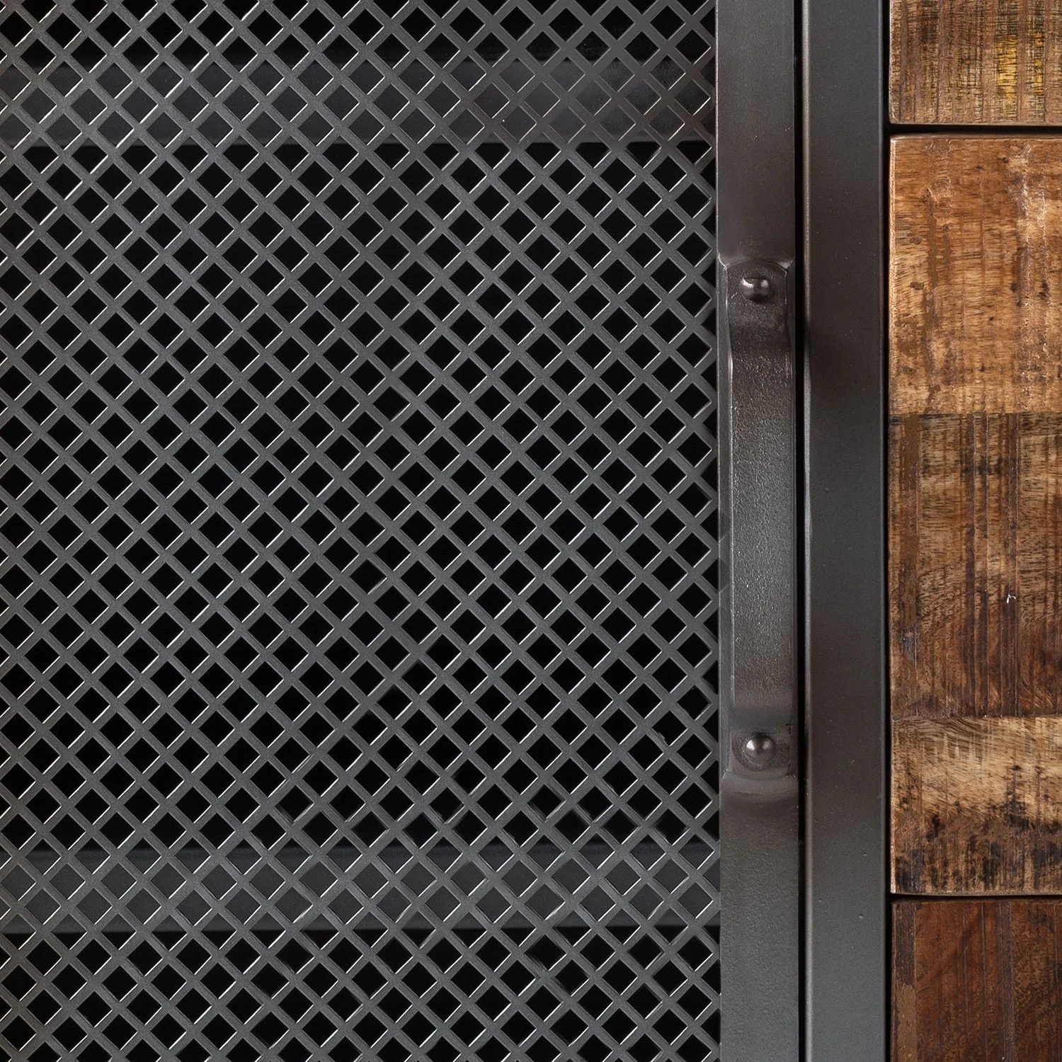 Ars manufacti Kommode Hunter I - Mango massiv / Metall - Mango / Blaugrau 7 Ars manufacti Kommode Hunter I - Mango massiv / Metall - Mango / Blaugrau – Bild 7